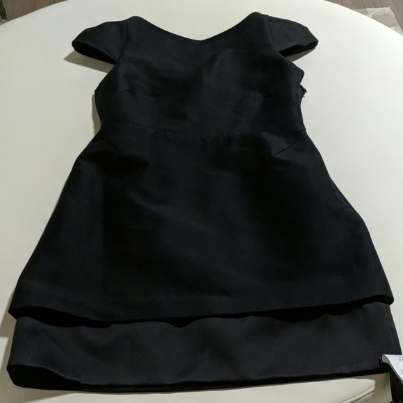 Halston Heritage Capped Sleeve Dress - Picture 6 of 8